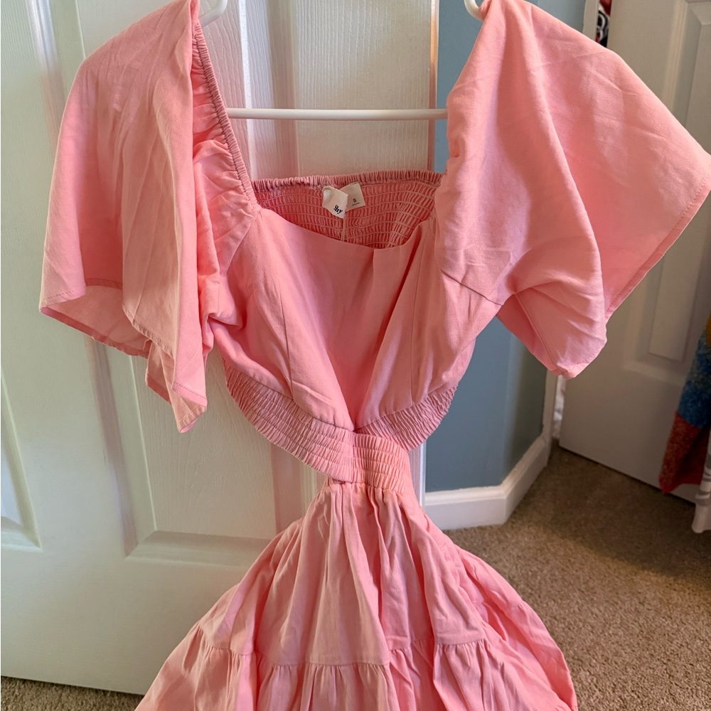 Source Unknown Pink Mini Dress